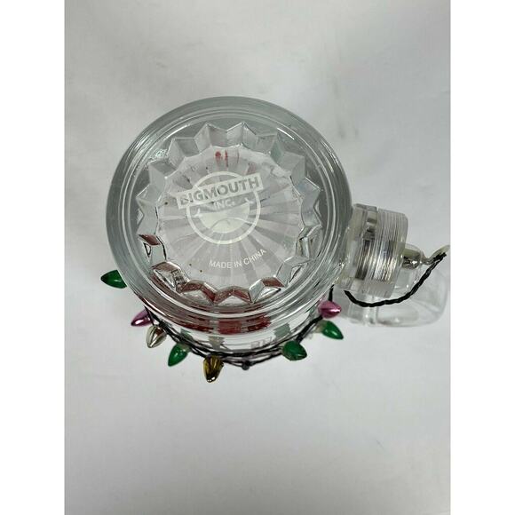 Bigmouth16 oz BEER MUG "Let's Get Lit", Light Up Holidays, Really Lights Up ! - Picture 5 of 12